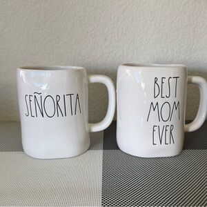 Rae Dunn Mugs Set - Senorita & Best Mom Ever